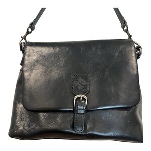 Patricia Nash Mili leather shoulder bag purse with corn purse pouch